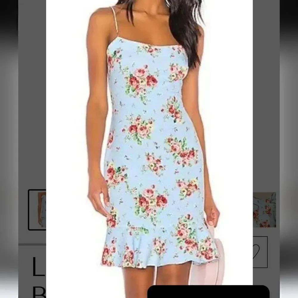 Likely 1002- Zadie Blue Floral Dress